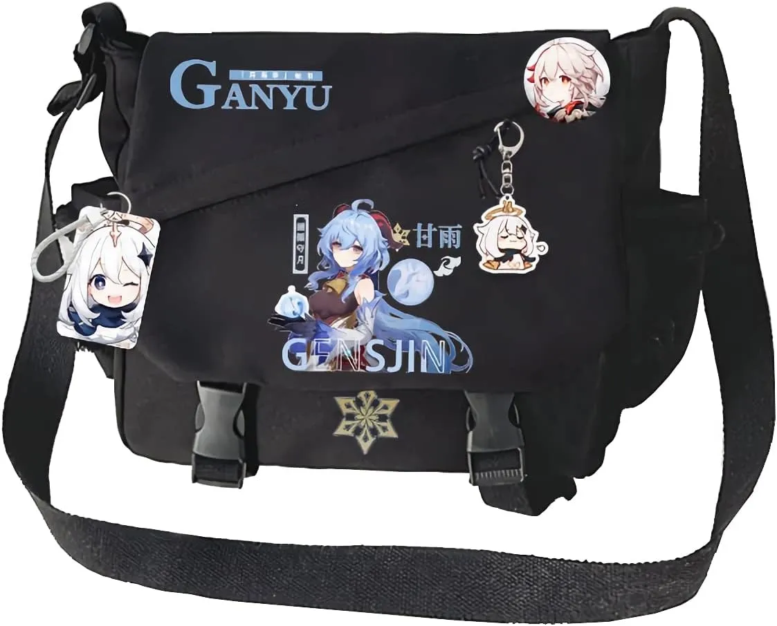 Genshin Impact Crossbody Bag Xiao Single Shoulder Bag Handbag Adult Single Shoulder Backpack Bag