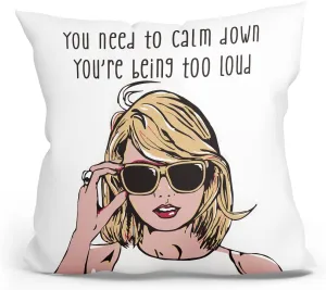 gfuhlre Pillow Covers,18x18 Throw Pillow Covers, Singer Fan Music Lover Song Album Gift Women Decorative Square Cushion Covers Pillowcase, Home Decorations for Sofa Couch Bed Chair Car