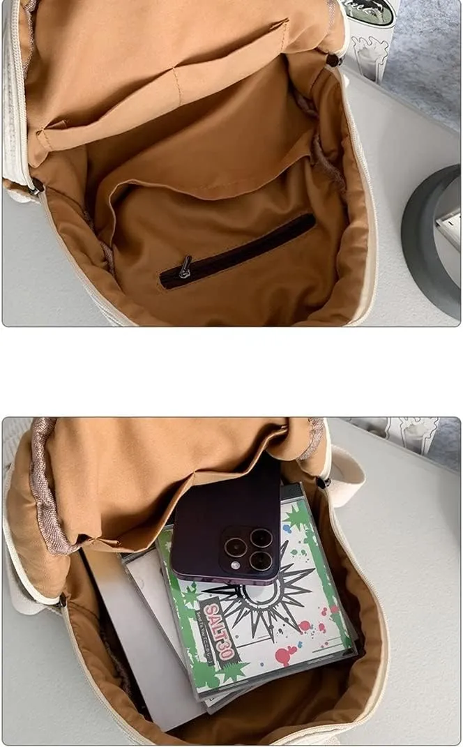 GGOOB Small Backpack for Women - Cute Mini Aesthetic Tiny Corduroy Bookbag