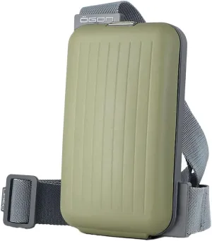 ÖGON Aluminum Sling Phone Bag & Wallet - Practical and Stylish Aluminum Bag with an Integrated Wallet