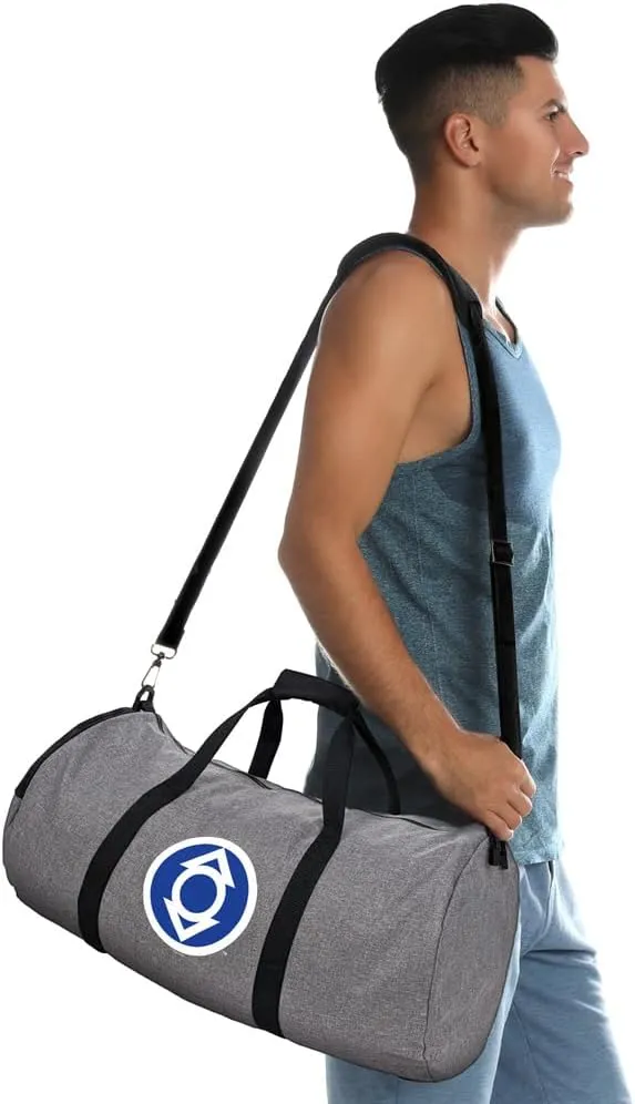 Green Lantern Core Blackest Night Indigo Lantern Lightweight Duffel Bag for Sports and Gym Packable for Travel