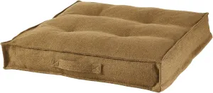 Greendale Home Fashions Square Tufted Floor Pillow with Removable Cover, Small (24"), Moss