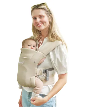 GROWNSY Baby Carrier, Cozy Baby Wraps Carrier, Ergonomic Baby Carrier Newborn to Toddler with Head Support, Cream