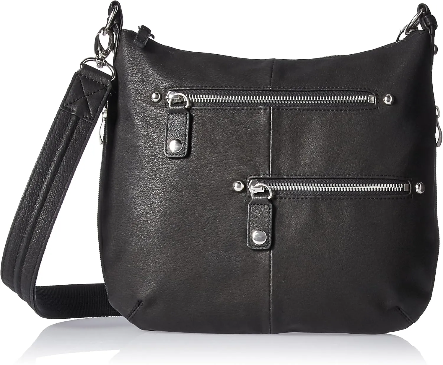 Gun Tote'n Mamas Drop Flap Front Satchel Cowhide, Black, One Size