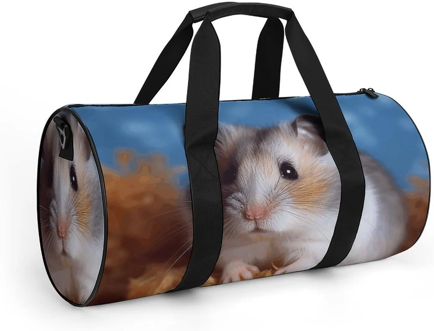 Gym Bag for Men Women Hamster Duffel Bag Overnight Bag with Compartment Gym Sackpac