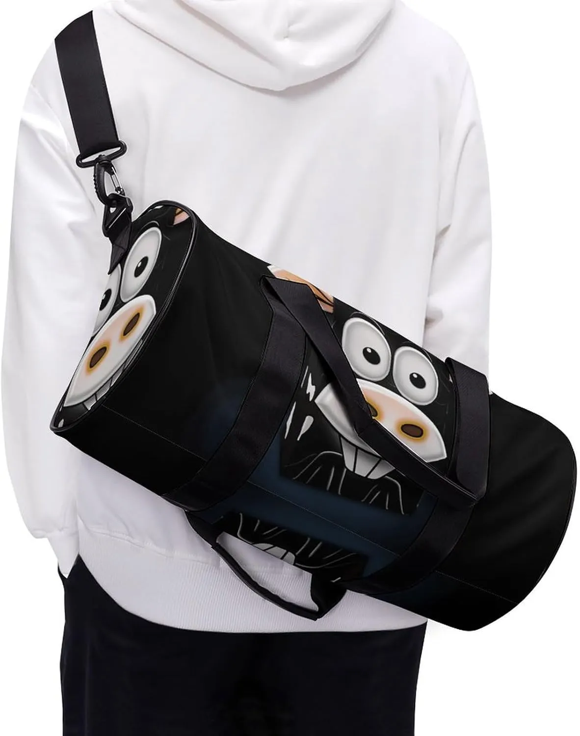 Gym Bag for Men Women Milk Carton Duffel Bag Overnight Bag with Compartment Gym Sackpac