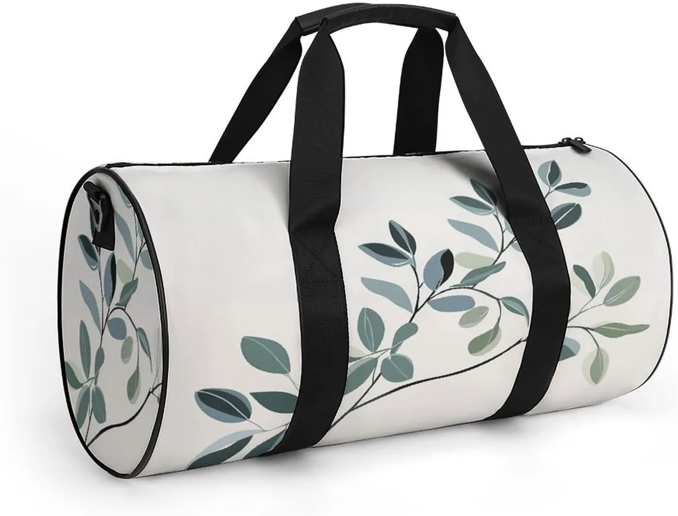 Gym Bag for Men Women Plant Branches Duffel Bag Overnight Bag with Compartment Gym Sackpac