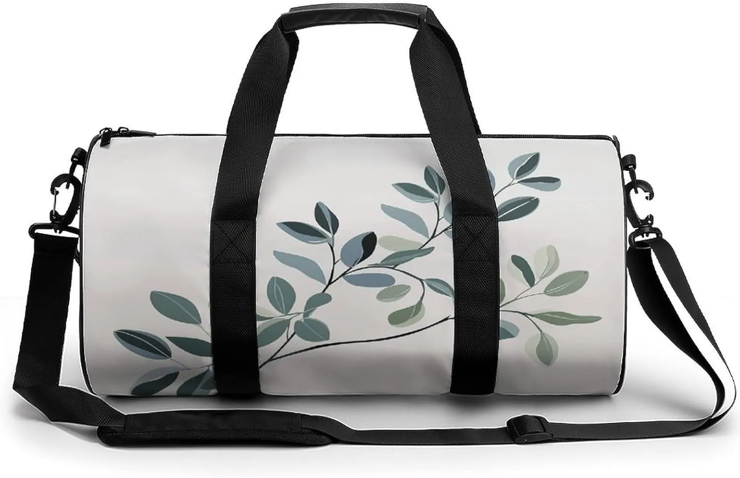 Gym Bag for Men Women Plant Branches Duffel Bag Overnight Bag with Compartment Gym Sackpac