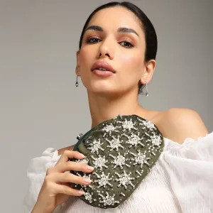 Heer Green Purse handbag