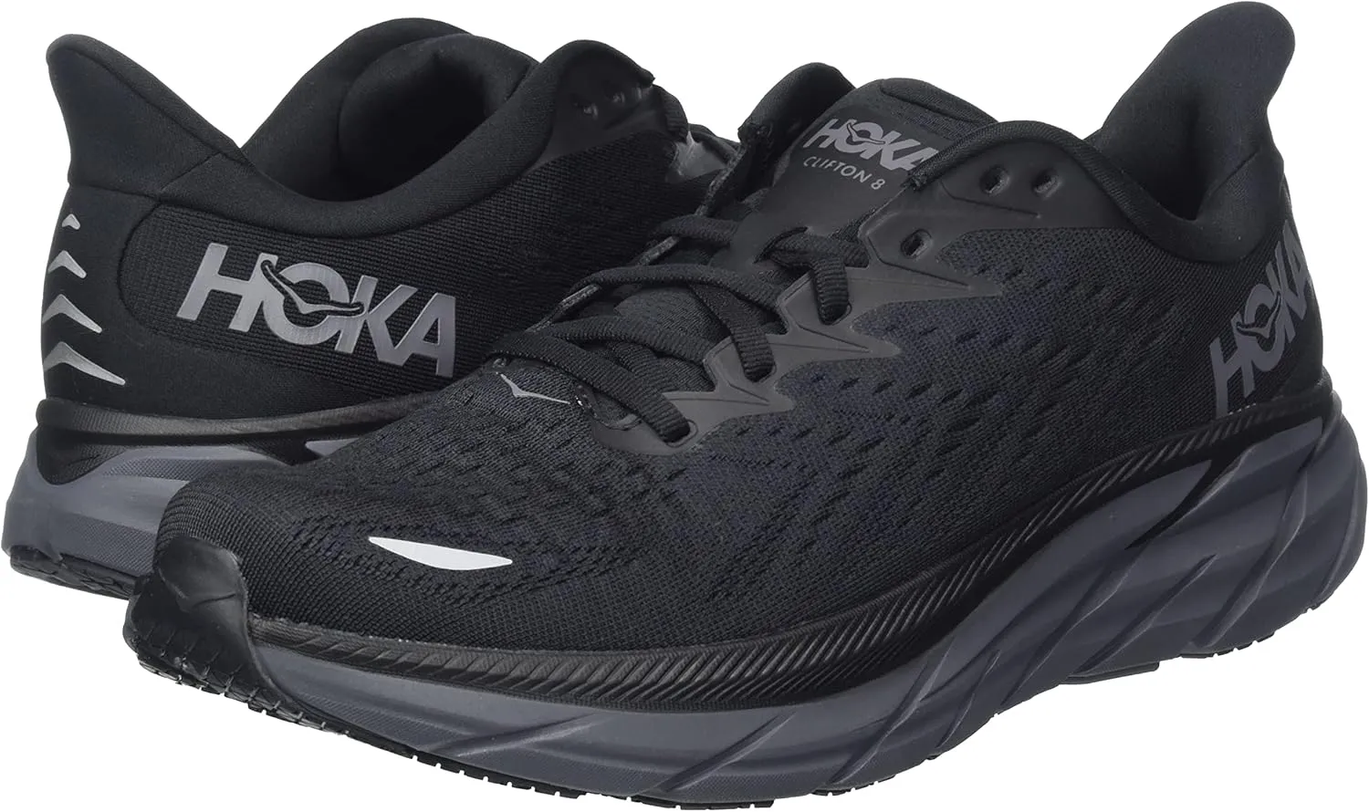 HOKA ONE ONE Men's Clifton 8 Running Shoes, 0