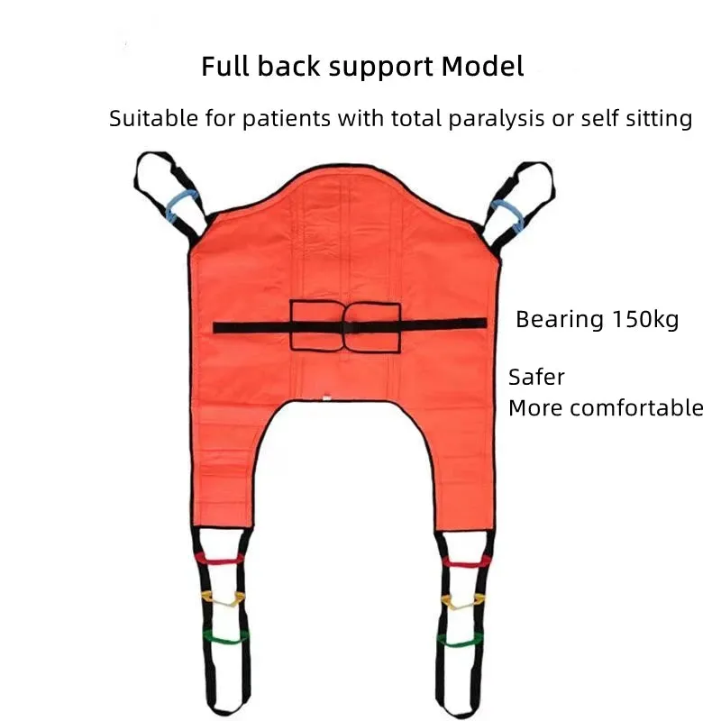 Household Lift Sling Transfer Belt Bed Wheelchair Spreader Lifter Strip Blanket for Elderly Disabled Paralyzed Patient Shift Aid