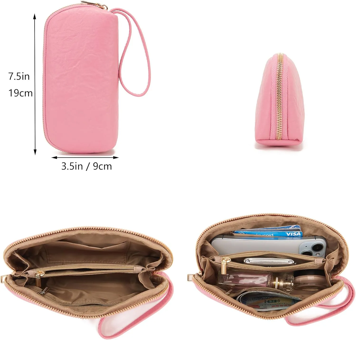 Idesort Medium Backpack Purse for Women Convertible Travel Soft Backpacks Ladies Purse set with Wallet and Crossbody Bags