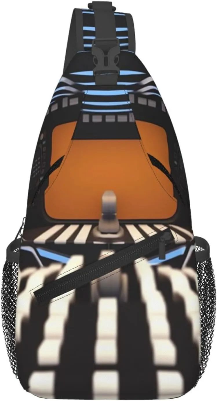 Inside the spacecraft Cross Chest Bag Diagonally Men Women Crossbody Shoulder Bag Casual Fashion Travel Bag Sling Backpack