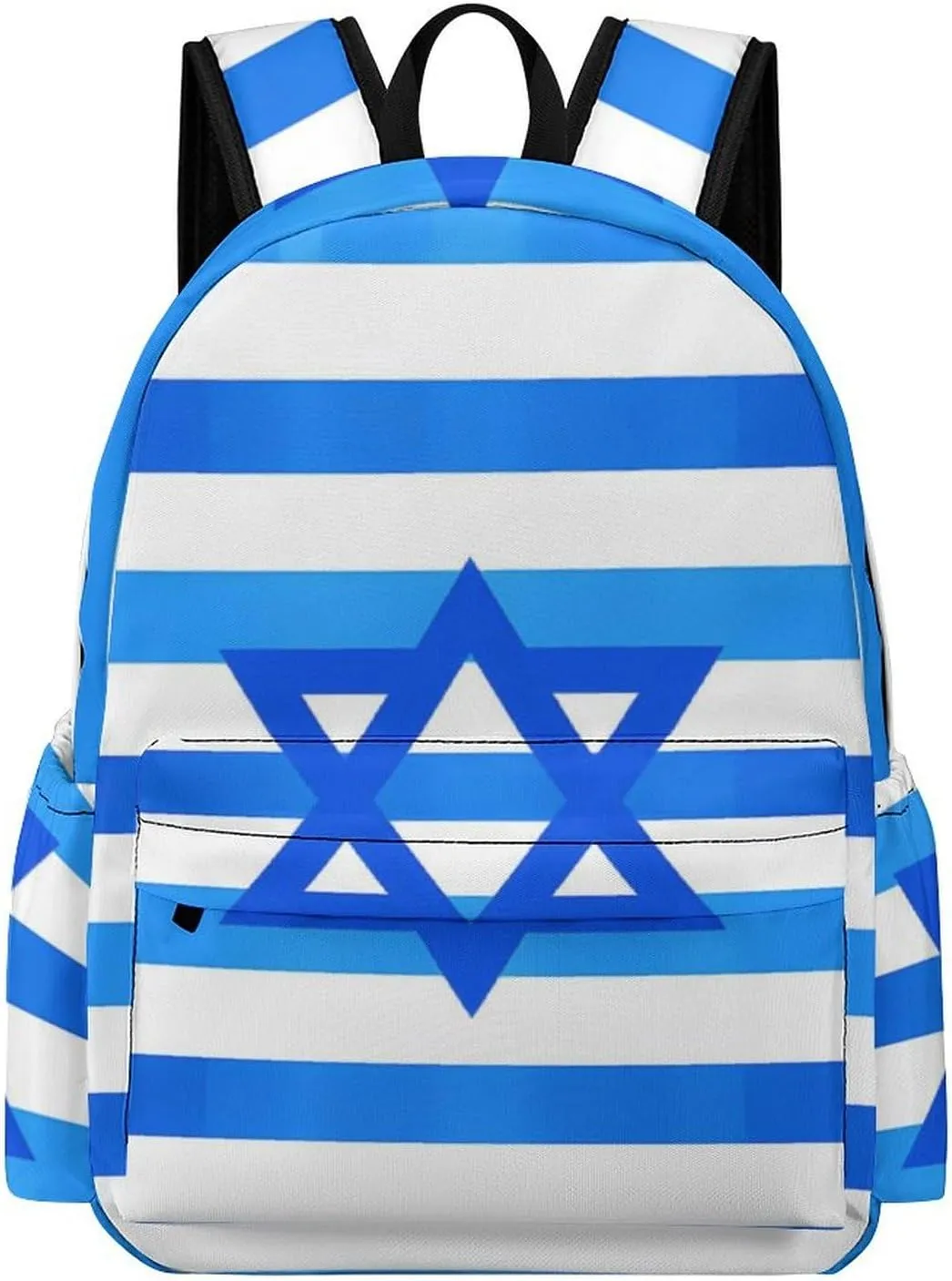 Israel Flag Travel Backpack for Men Women Lightweight Computer Laptop Bag Shoulder Bag Daypack, 42x30x15cm