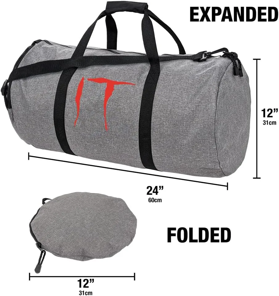 It Movie Logo Lightweight Duffel Bag for Sports and Gym Packable for Travel