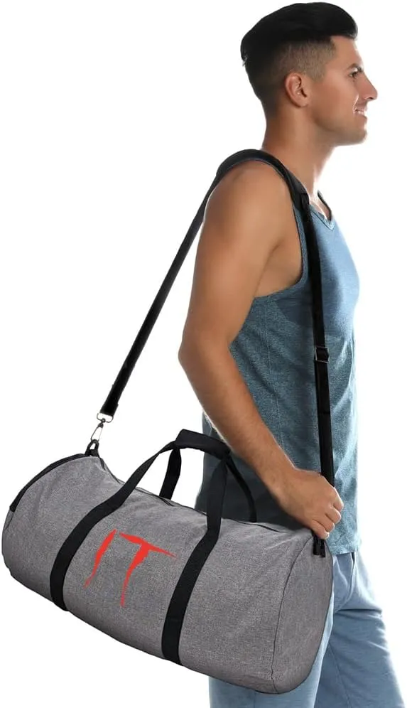 It Movie Logo Lightweight Duffel Bag for Sports and Gym Packable for Travel