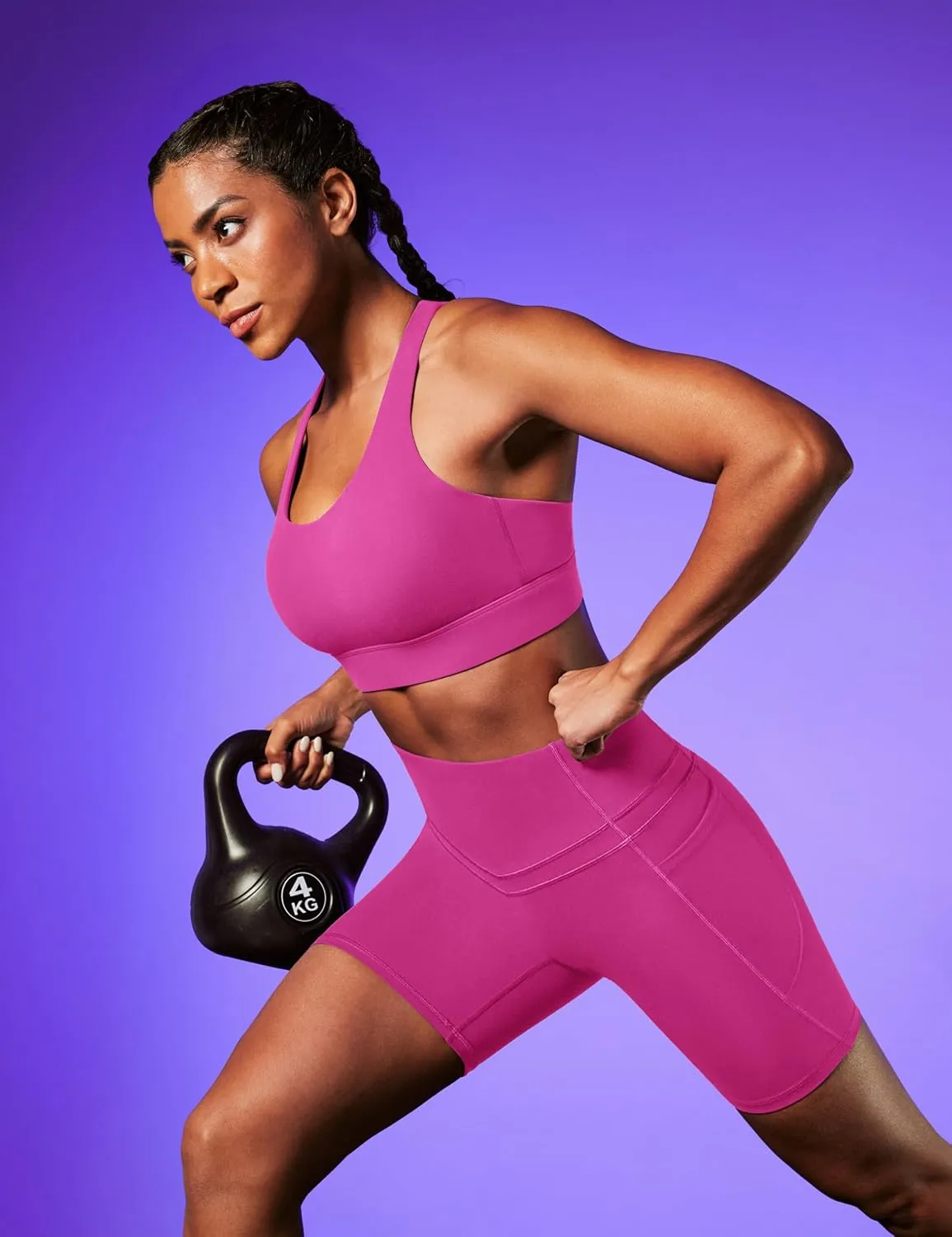 IUGA Sports Bras for Women High Support Large Bust High Impact Womens Sports Bras Strappy Padded Sports Bra