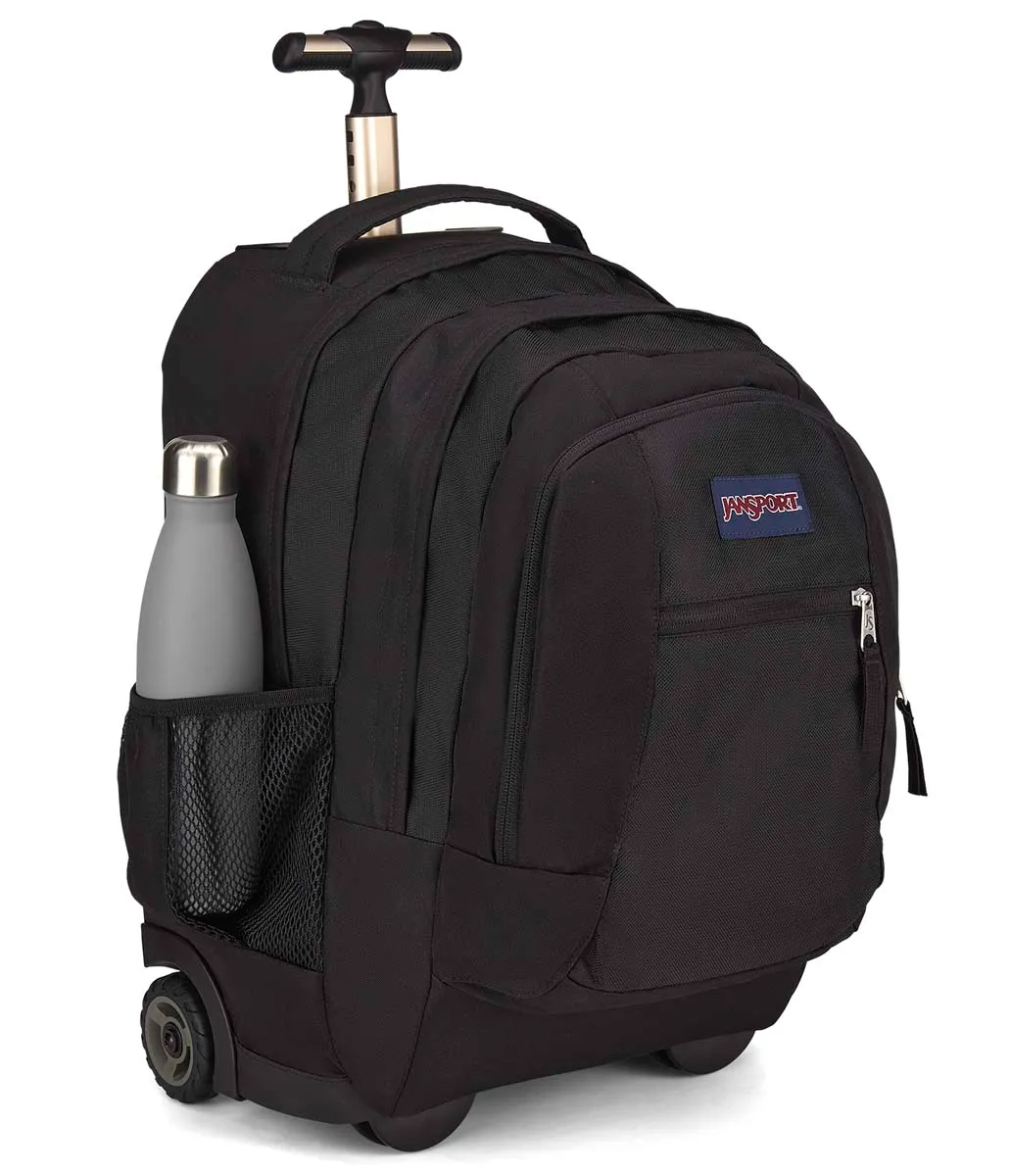 JanSport Driver 8 Rolling Backpack Wheeled Travel Bag 36 Liters - Black