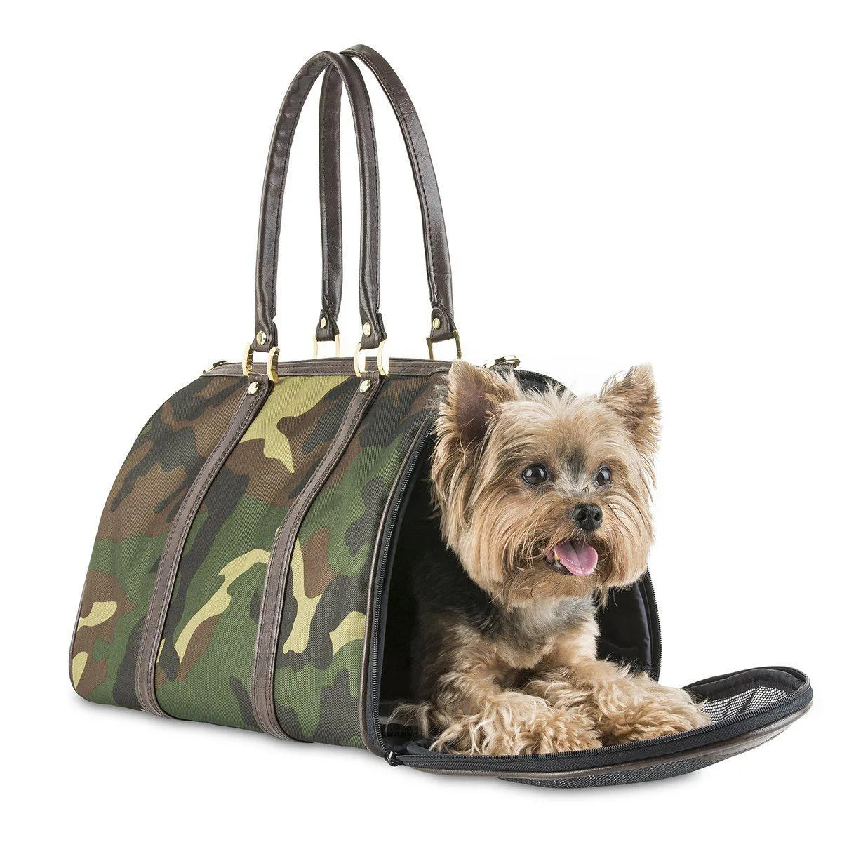 JL Duffel Dog Carrier: Camo