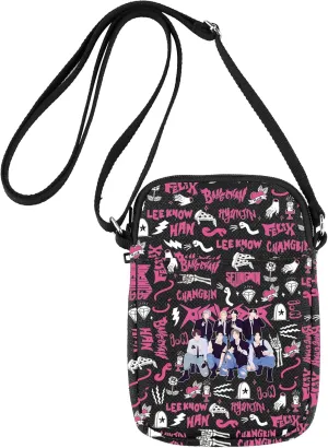 JNIAP K-Pop Stay Crossbody Bag K-Pop Stay Shoulder Bag K Pop Band Lover Gifts Stay Merchandise Rock Album Crossbody Purse
