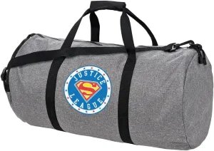 Justice League Superman Athletic Logo Lightweight Duffel Bag for Sports and Gym Packable for Travel