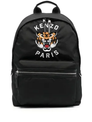 Kenzo Backpack With Tiger Motif