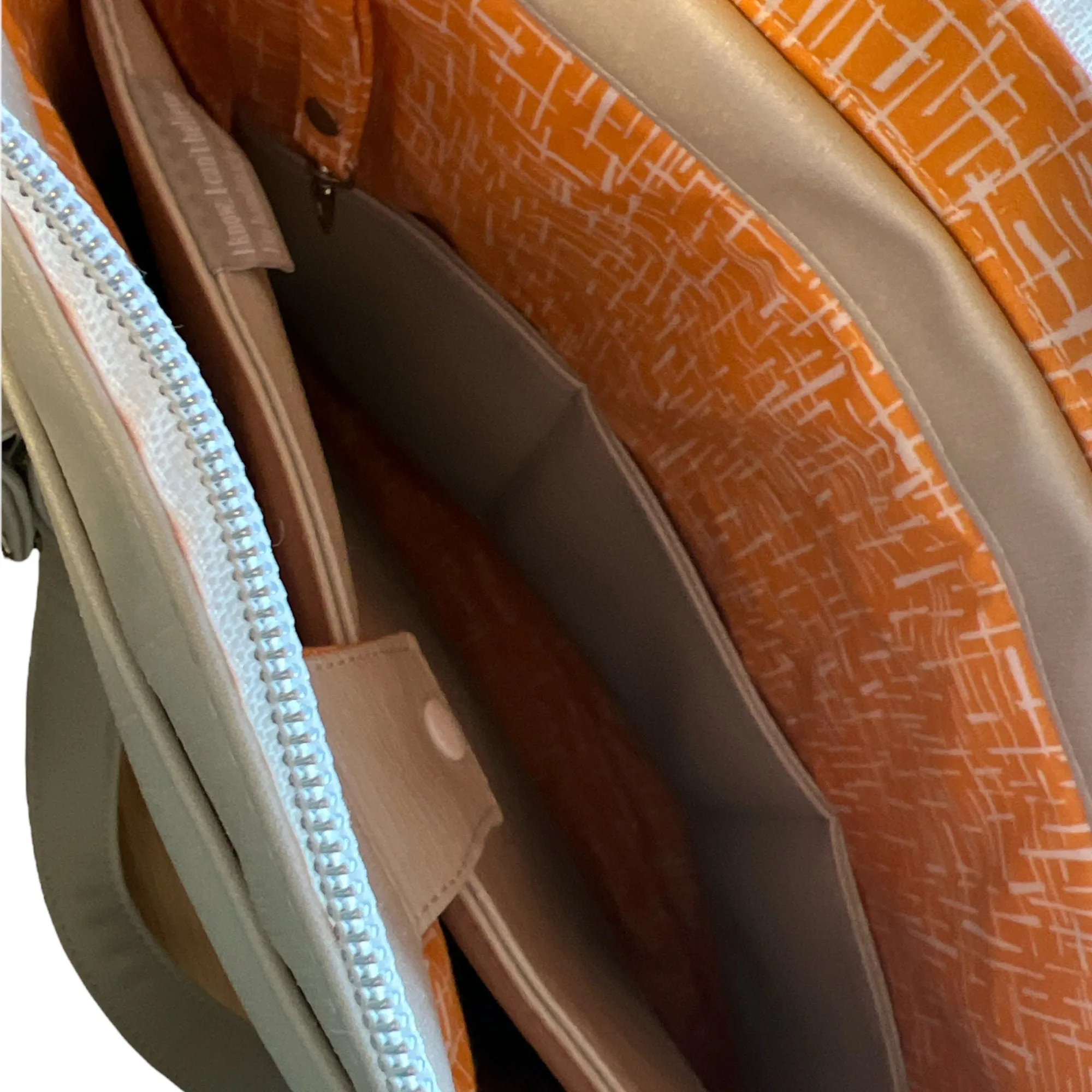 KMGhandmade Original Compass Business Bag - Creamsicle Dream Tote