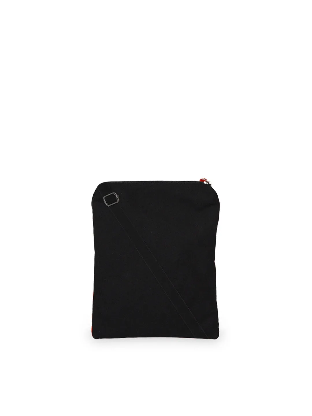 La Borsa Cargo Print Canvas Sling Bag