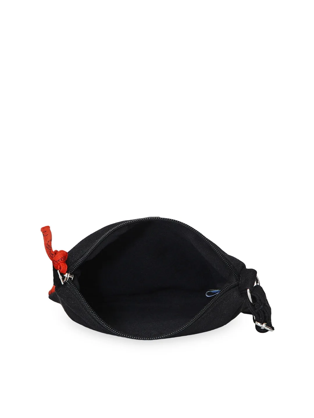 La Borsa Cargo Print Canvas Sling Bag