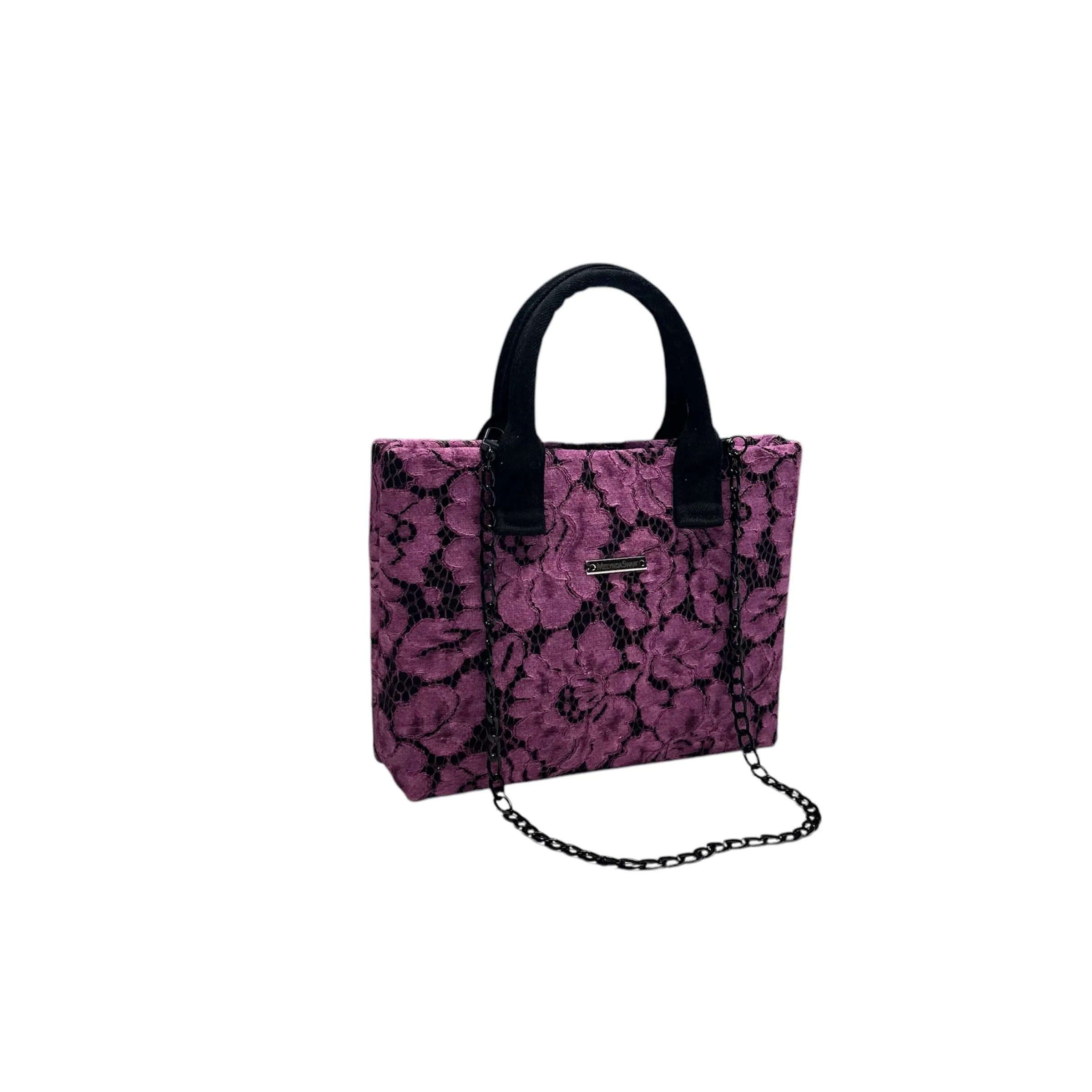 Lace and Bloom Compact Tote