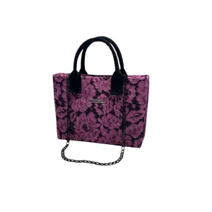 Lace and Bloom Compact Tote
