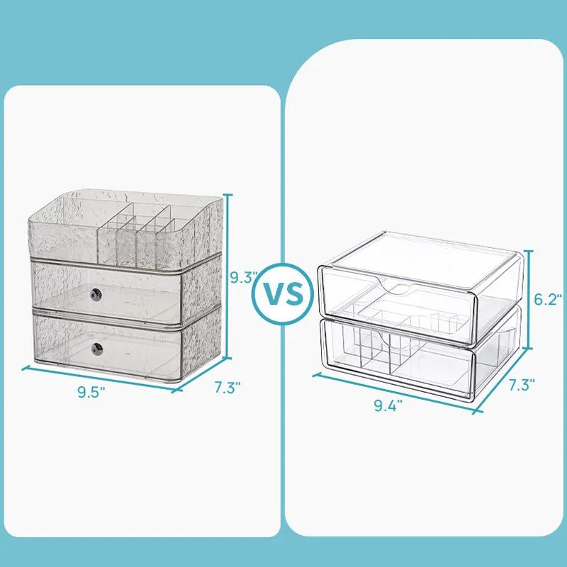Large Capacity Drawer Transparent Organizer