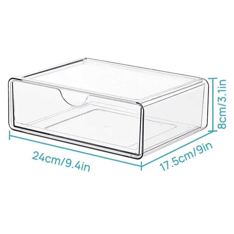 Large Capacity Drawer Transparent Organizer