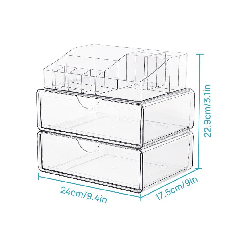 Large Capacity Drawer Transparent Organizer