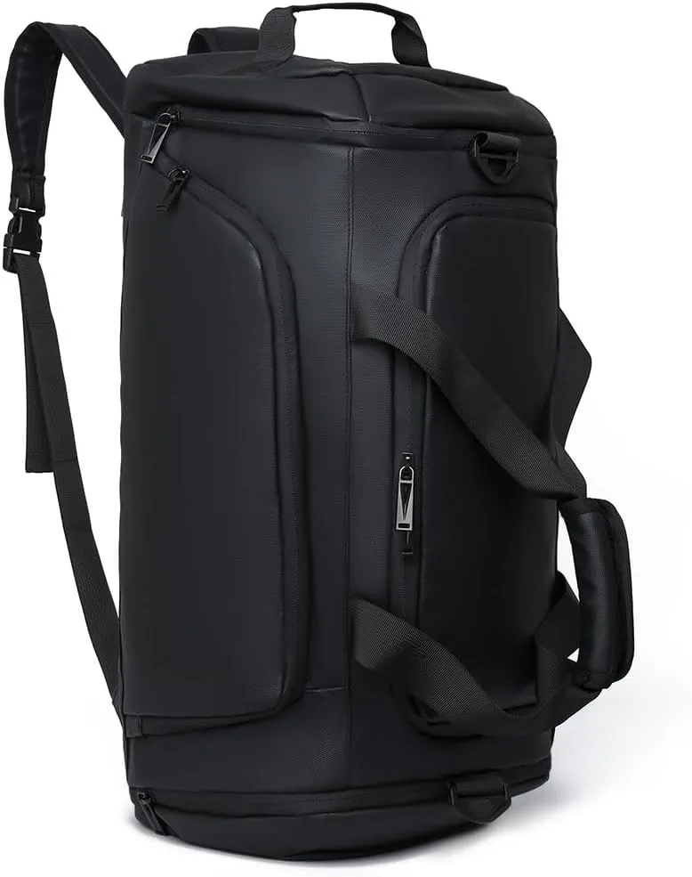 Large Daypack Business Weekender Luggage Backpack for Men Women,Large-capacity gym bag，35L Travel Backpack,Flight Approved Carry On Backpack for International Travel Bag (black)