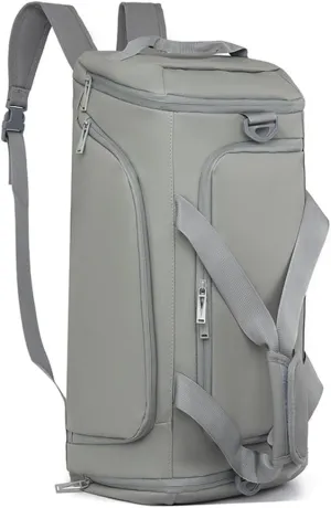 Large Daypack Business Weekender Luggage Backpack for Men Women,Large-capacity gym bag，35L Travel Backpack,Flight Approved Carry On Backpack for International Travel Bag (gray)