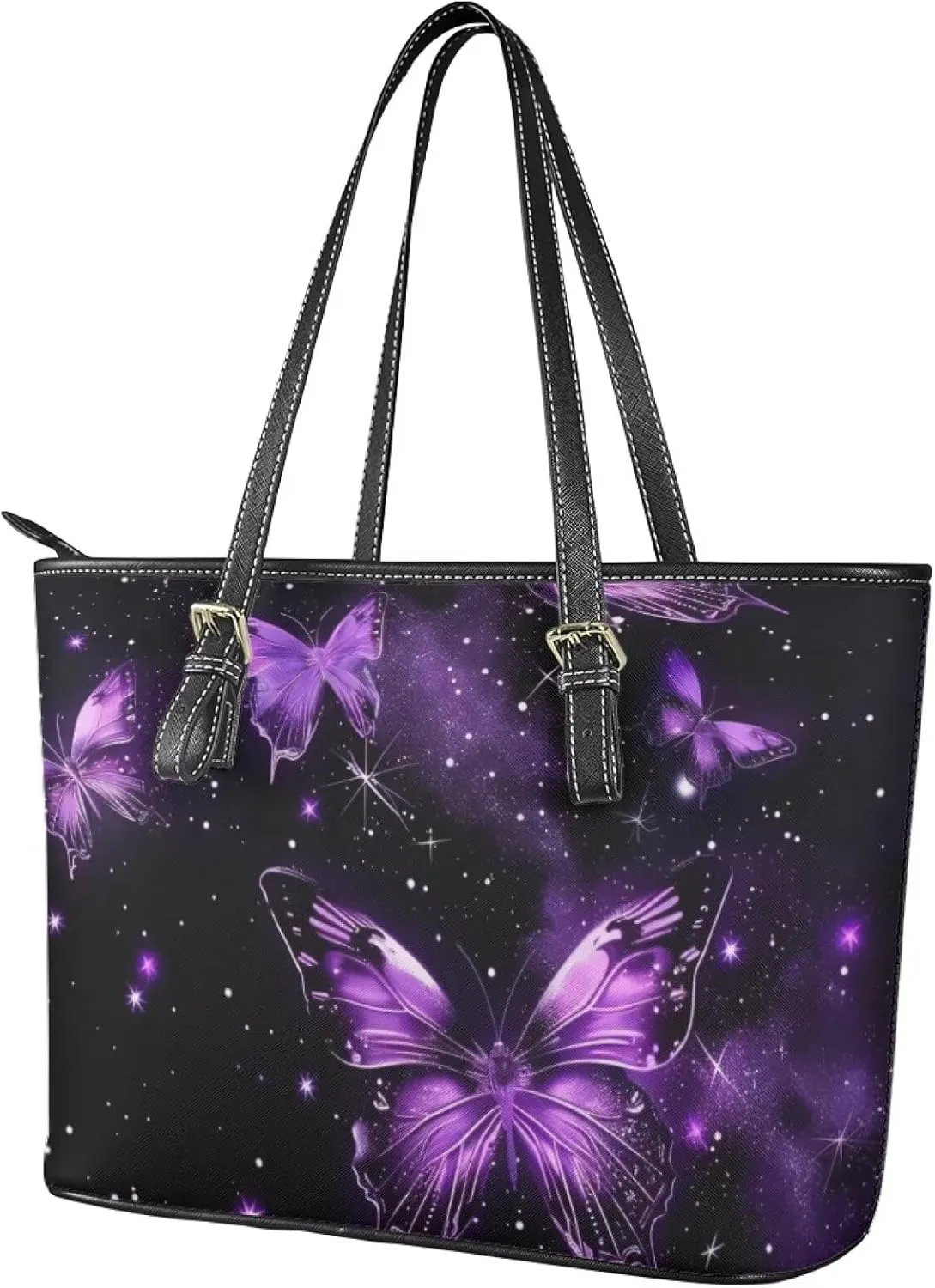 Large Tote Purses for Women with Zipper Casual Roomy Top Handbags for Travel
