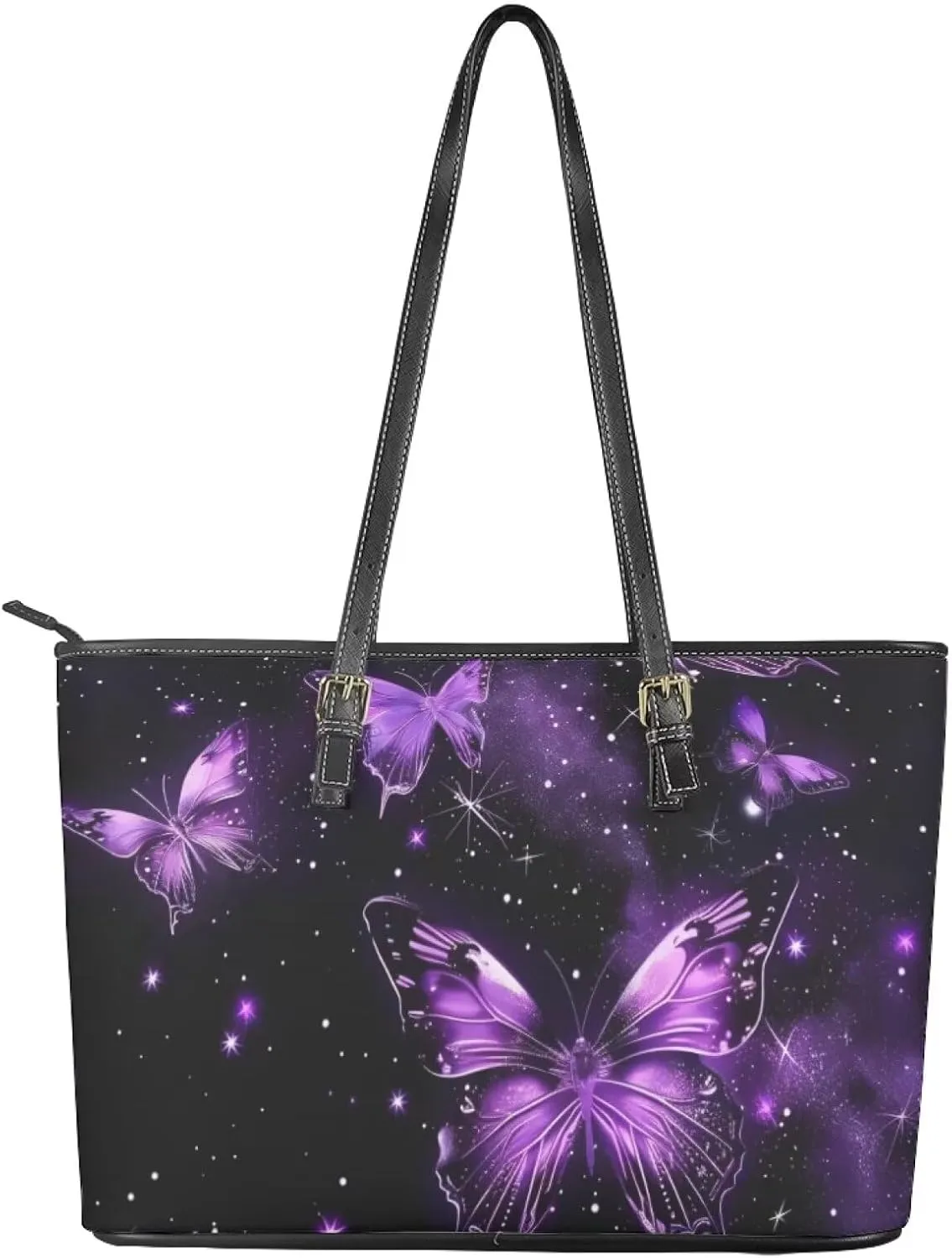 Large Tote Purses for Women with Zipper Casual Roomy Top Handbags for Travel