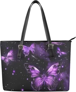 Large Tote Purses for Women with Zipper Casual Roomy Top Handbags for Travel