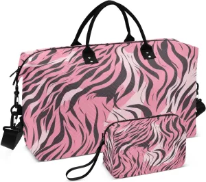 Large Travel Duffel Bag, Big Cat Fur Sport Tote Gym Bag, Shoulder Weekender Overnight Bag for Women Men, Carry On Luggage with Toiletry Bag