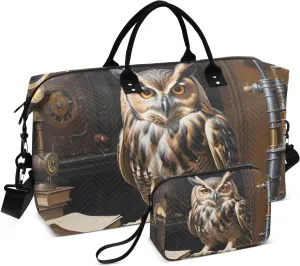 Large Travel Duffel Bag, Punk Classroom Sports Tote Gym Bag, Shoulder Weekender Overnight Bag for Women Men, Carry On Luggage with Toiletry Bags