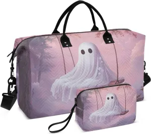 Large Travel Duffel Bag, Swing Spirit Gothic Sport Tote Gym Bag, Shoulder Weekender Overnight Bag for Women Men, Carry On Luggage with Toiletry Bag