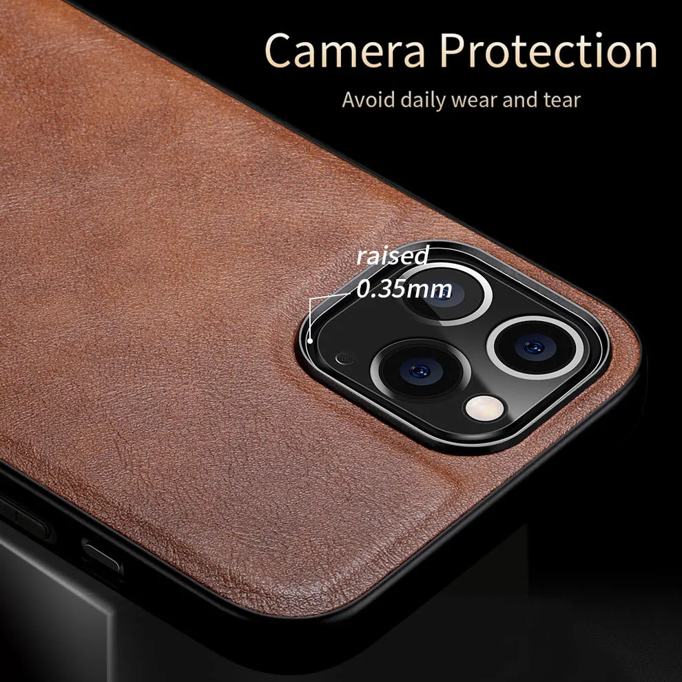Leather phone case