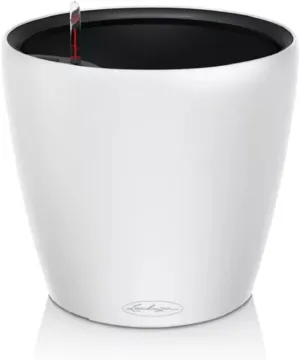 Lechuza - Classico Color LS 14290 Planter with Irrigation System Diameter 43 x 39 cm White