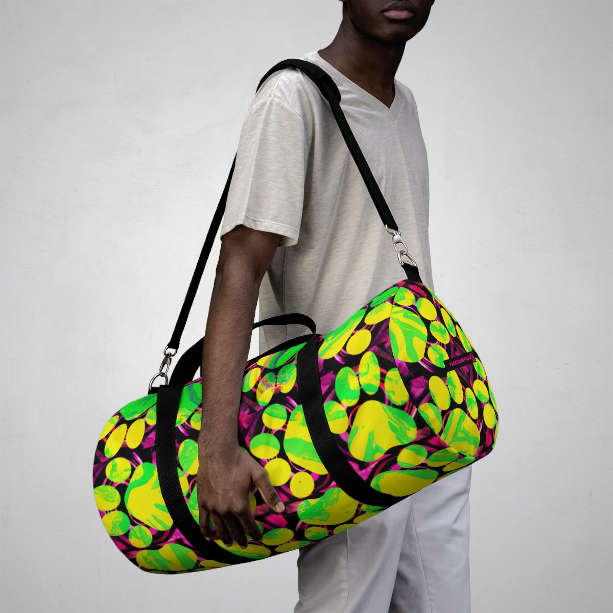 Leo Zéphyrine - Paw Print - Duffel Bag