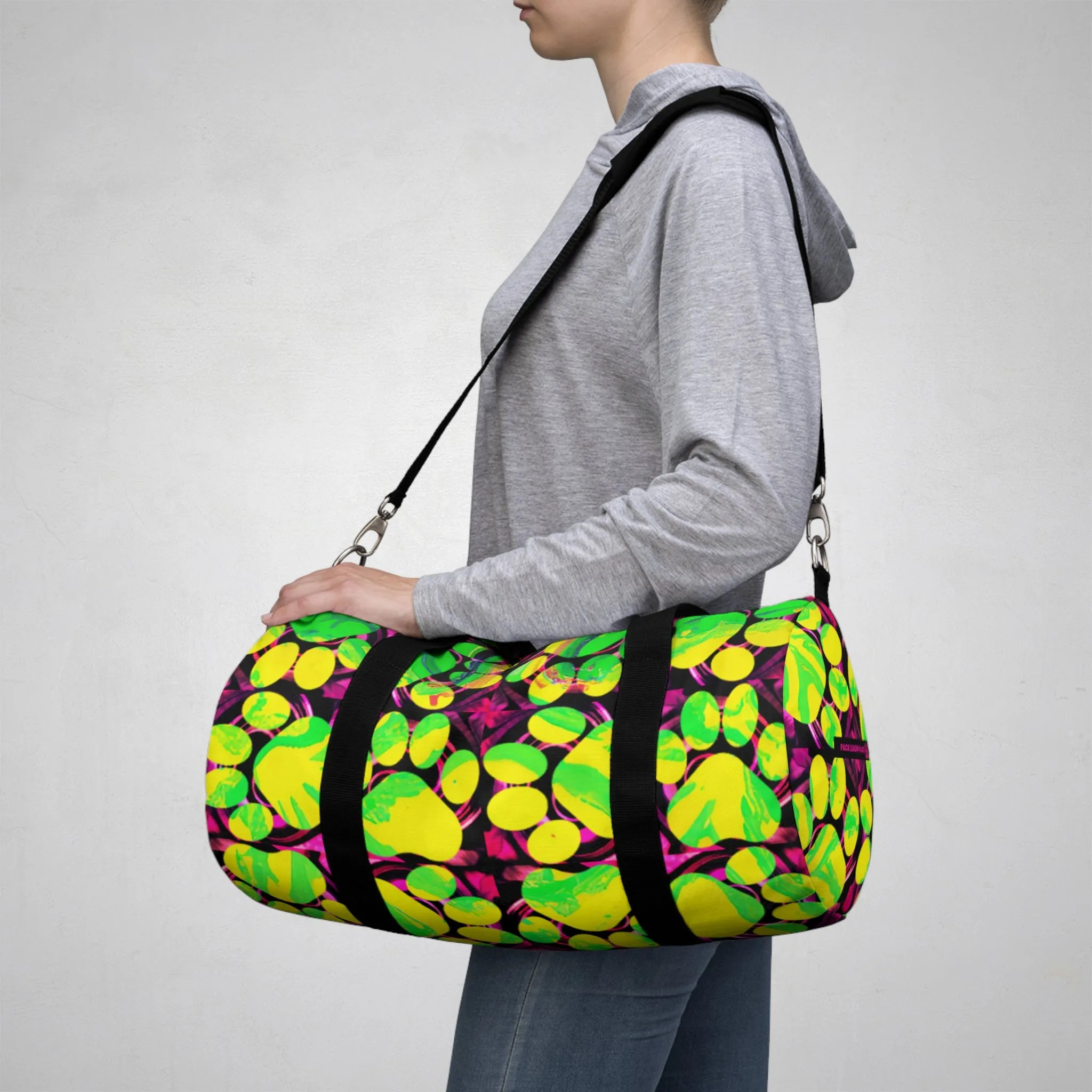 Leo Zéphyrine - Paw Print - Duffel Bag