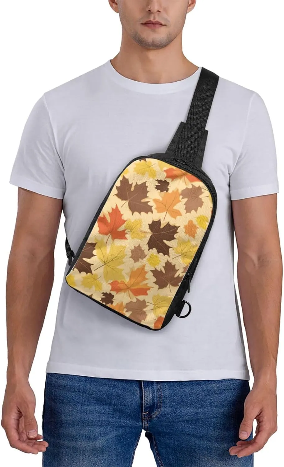 Lighthouse Seaside Casual Crossbody Backpack Sling Bag Lightweight Chest Bag Daypack Shoulder Bag For Men Women