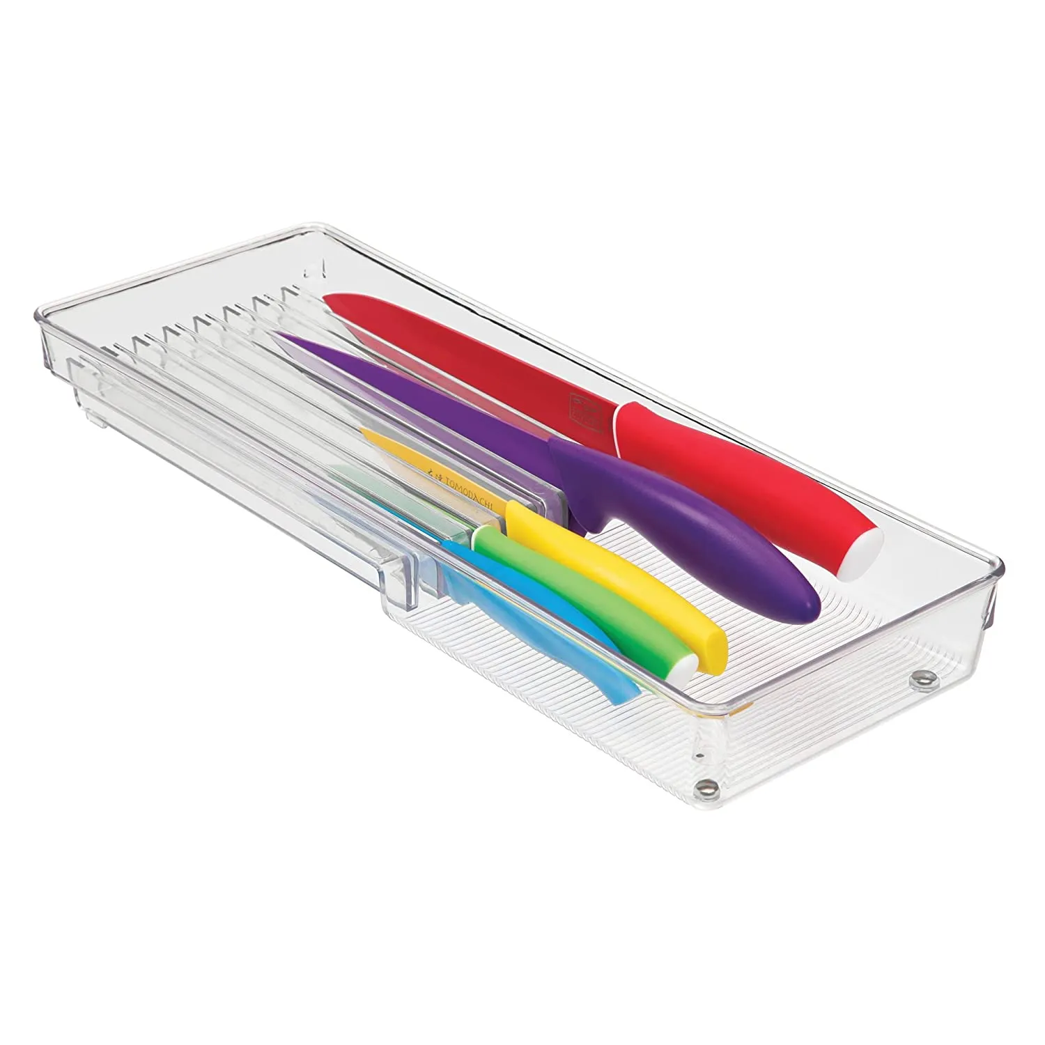 Linus Kitchen Knife Storage Drawer Organizer - Clear