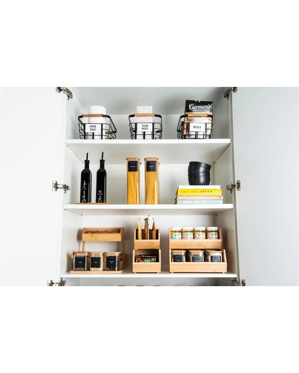 Little Storage Bamboo Festive offer Stackable Organizer Large Tailored selection