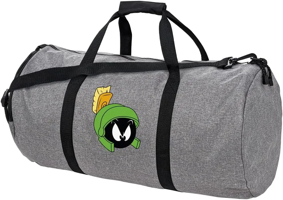 Looney Tunes Marvin The Martian Lightweight Duffel Bag for Sports and Gym Packable for Travel